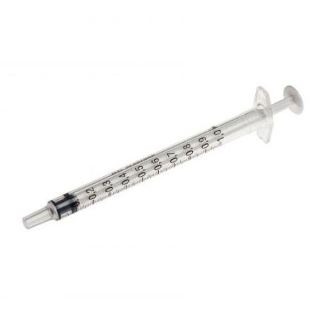 Plastipak 3-delig (Luer-tip) - 1 ml - 120 stuks