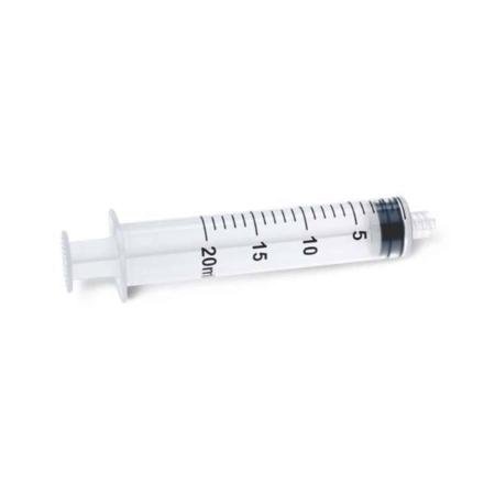 Plastipak 20cc spuiten met LUER-LOK - 120 stuks