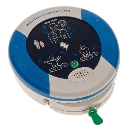 AED Samaritan PAD 360P - volautomaat - inclusief draagtas + GRATIS METALEN BINNENKAST MET ALARM + STICKERSET (5 stickers) + REANIMATIEKIT