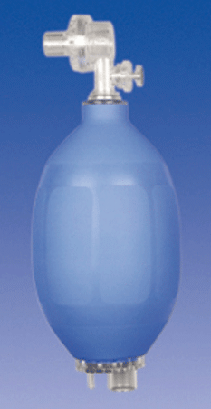 Reanimatieballon blauw + masker - formed