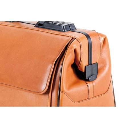 Medische tas Rusticana - Klein - 2 zijvakken - Leder - Lichtbruin