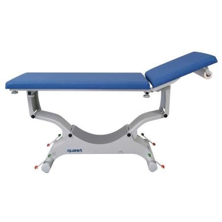 Quest Onderzoekstafel - Block 'n Roll - Elektrisch hoog/laag & elektrische rugverstelling - Incl. Trendelenburg - Ligvlak 65cm breed