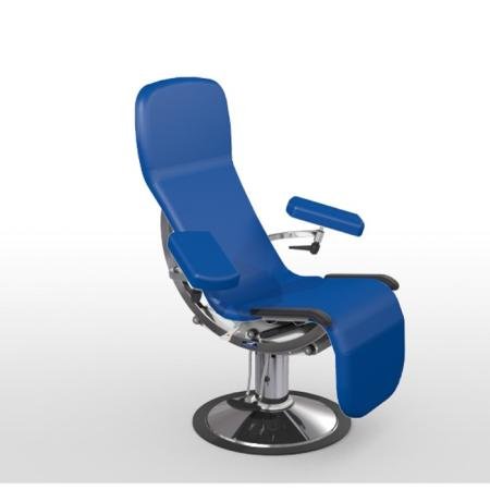 Deneo Bloedafnamestoel op vaste voet - Verstelbare hoogte - Rotatie - Sit & Go