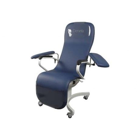Deneo Bloedafnamestoel op wieltjes - Vaste hoogte - Rotatie - Sit & Go