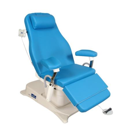 eMotio+ Onderzoekstafel - Elektrisch hoog/laag - Anatomisch ligvlak - Incl. arm-/beensteunen & hoofdsteun