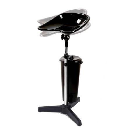 Bassin sur pied pour le lavage des cheveux - réglable en hauteur + réservoir de 9litres