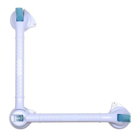 Barre d'appui à ventouses - double - en ABS haute résistance - 89 cm