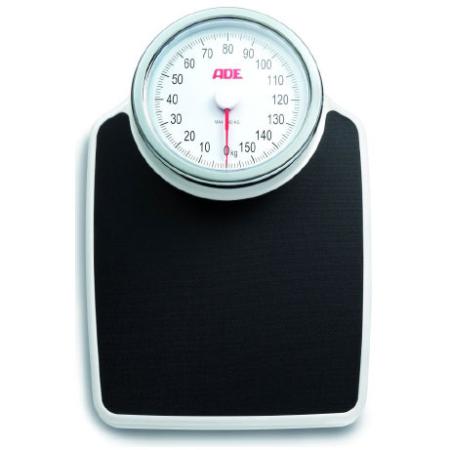 ADE Mechanische weegschaal - Wit/zwart - Geschikt tot 160kg