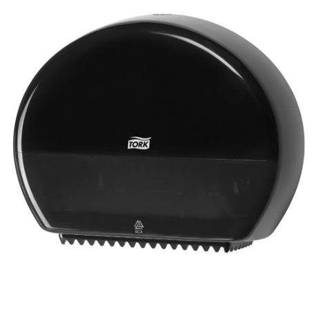 Tork T2 Mini Jumbo Toiletpapierdispenser - 34 x 27 x 13cm - Zwart