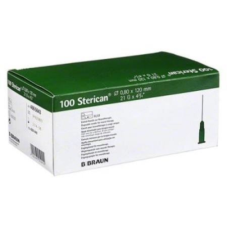 Sterican-naald 21G x 120mm (groen) - 100 stuks