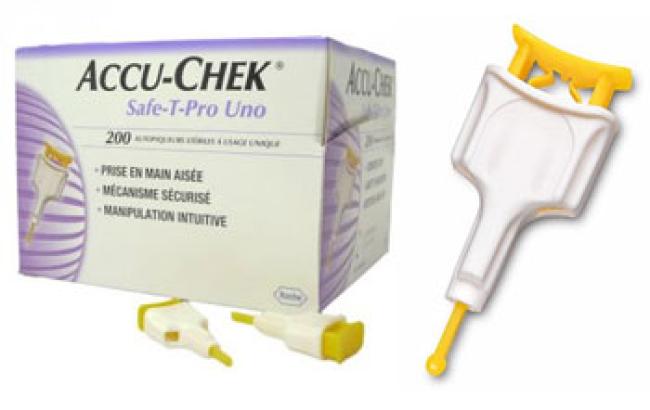 Accu-Chek Safe-T-Pro Uno Veiligheidslancetten - 200 stuks