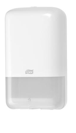 Tork T3 Toiletpapierdispenser - Folded - 16 x 27 x 13cm - Wit