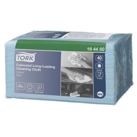 Tork Coloured Long-Lasting Cloth (30x38 cm) Bleu - 40 u.
