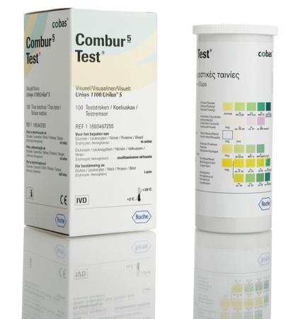Combur 5 Urinetest - 100 stuks.