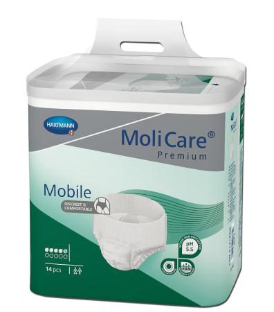 MOLICARE Premium Mobile 5 druppels (groen) - XL - 14 stuks   (4)