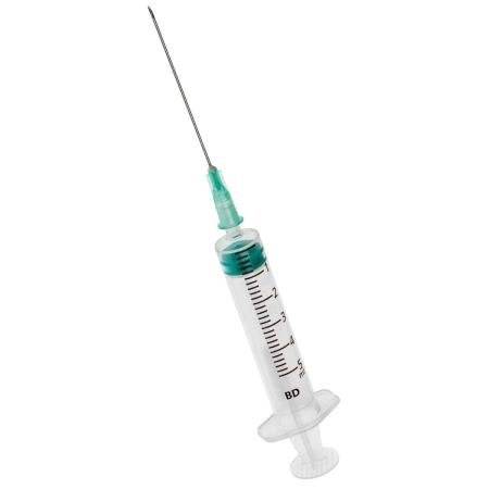 Emerald-spuit 5 ml met naald 21G x 40mm (Thin Wall) - 100 stuks