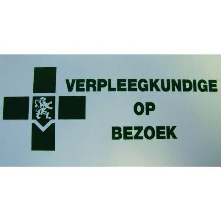Logo "VERPLEEGKUNDIGE OP BEZOEK" - 20 x 10cm