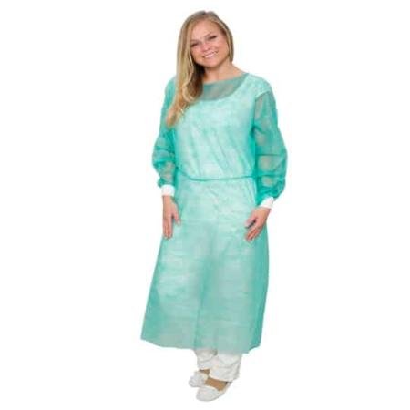 Tablier non woven (manches longues avec élastique) - 140cm - 10u