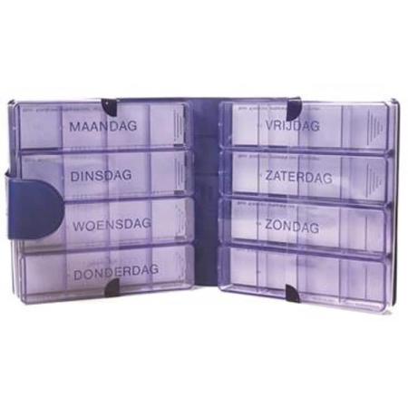 Medimax Pillendoos - Volledige week - Handig meeneemformaat