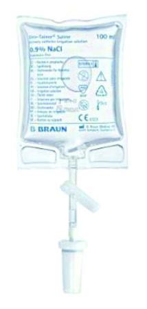 Uro-Tainer NaCl (0,9%) voor blaasspoeling - 100ml - per stuk
