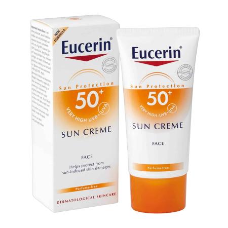 Eucerin Crème Solaire Sensitive Protect SPF50 + (visage) - 50 ml