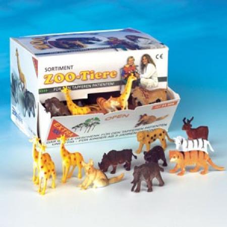 Speeltjes Zoodieren 100 + 4 stuks