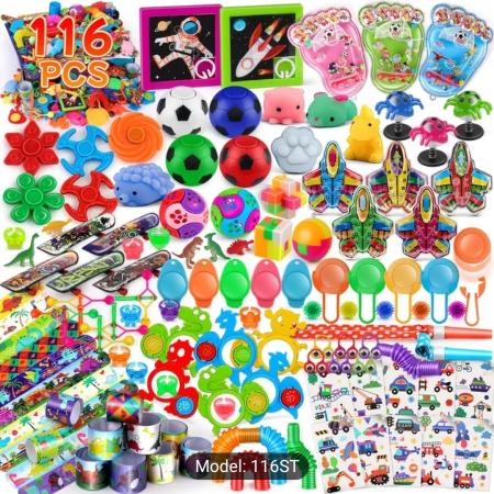 Assortiment speeltjes - 116 stuks