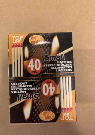 Allumettes Top Line 5 cm - 10 x 40 pièces - EINDE STOCK