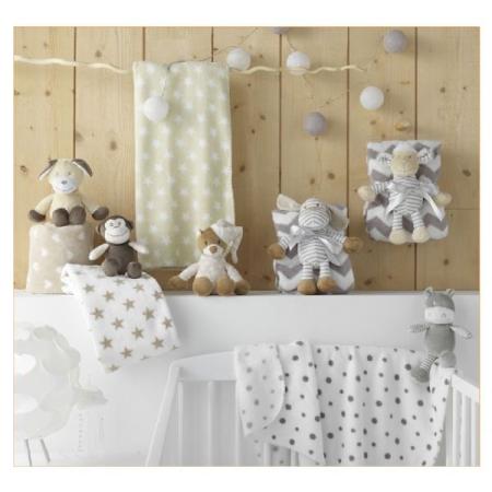 Knuffel + kinderplaid 75 x 100cm