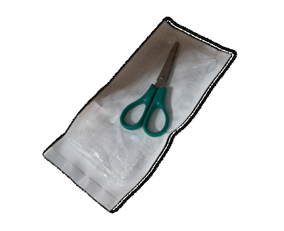 Disposable schaar - Stompe punt - Steriel - 12cm - per stuk