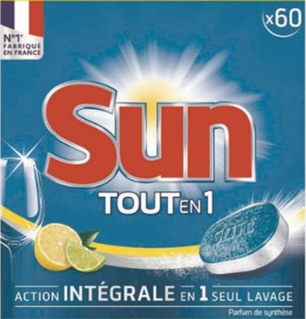 Sun vaatwastabletten  - Alles in 1 - 60 stuks