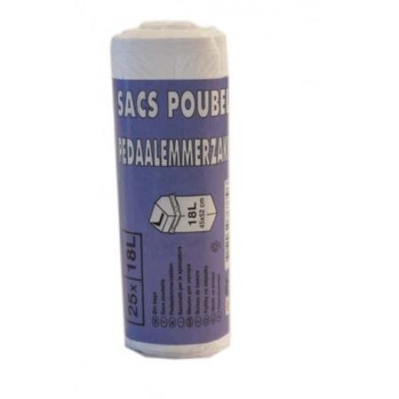Pedaalemmerzakjes 18 liter (45 x 52 cm) - 25 stuks