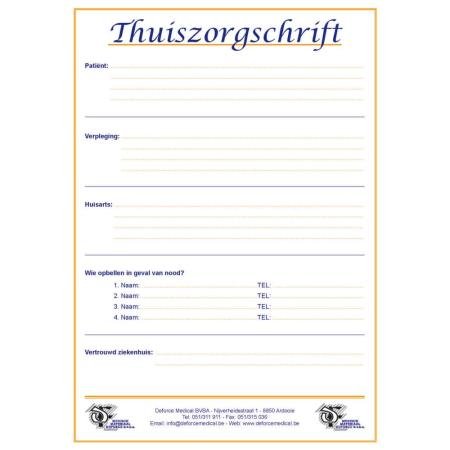 Werkschrift thuiszorg