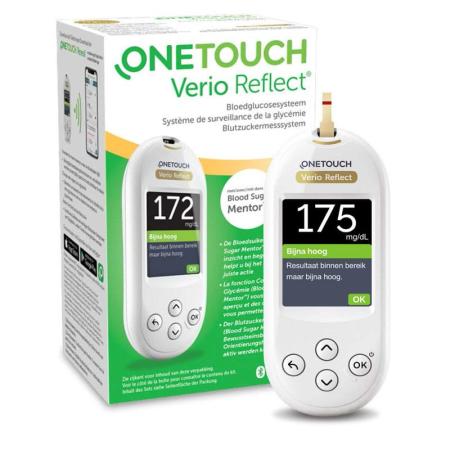 One Touche Verio REFLECT startpakket (Toestel + 10 strips + 10 lancetten + prikpen)