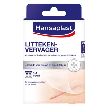 Hansaplast Littekenvervager 6,8 x 3,8 cm - 21 patches