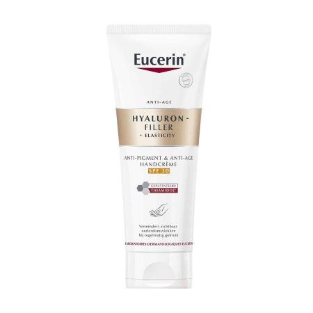 Eucerin Hyaluron-Filler + Elasticity Crème Mains Anti-Taches & Anti-Âge SPF 30 - 75 ml - NOUVEAU