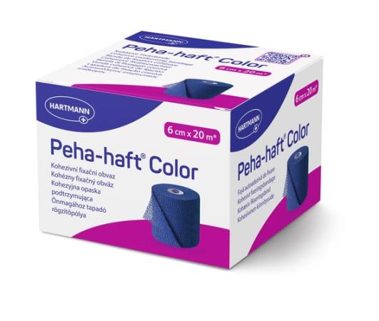 Peha-Haft latexvrij BLAUW - 6cm x 20m 1st