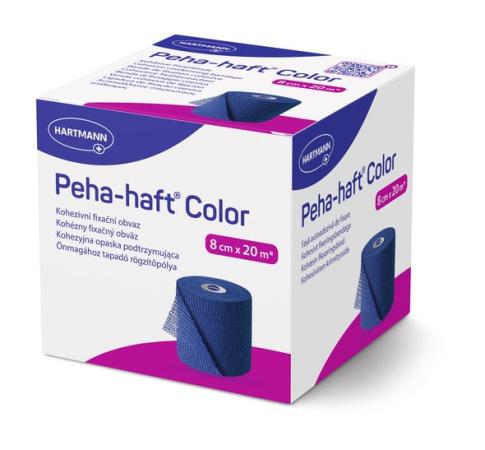 Peha-Haft latexvrij BLAUW - 8cm x 20m - per stuk