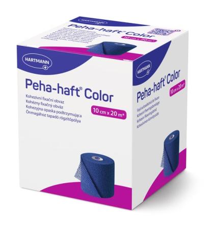 Peha-Haft latexvrij - Blauw - 10cm x 20m - per stuk
