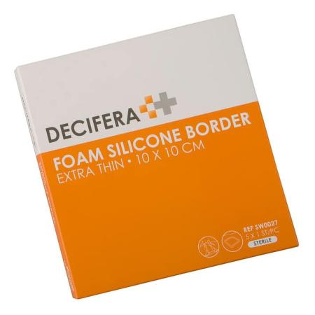 Decifera Foam Silicone Border Extra Thin 10x10cm - 5 pièces