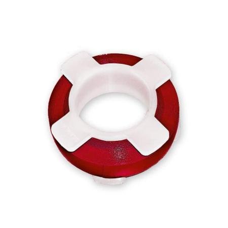 Markeertape op rol - 6mm x 6,20m - Rood