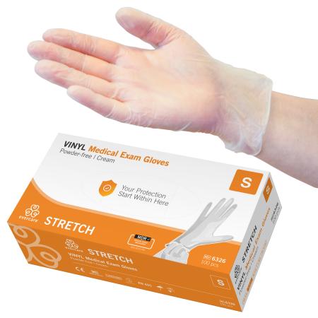 Evercare Stretchvinyl handschoenen poedervrij - Small - 100 stuks