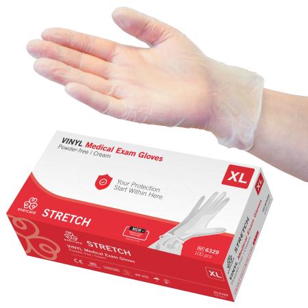 Evercare Stretchvinyl handschoenen poedervrij - X-Large - 100 stuks