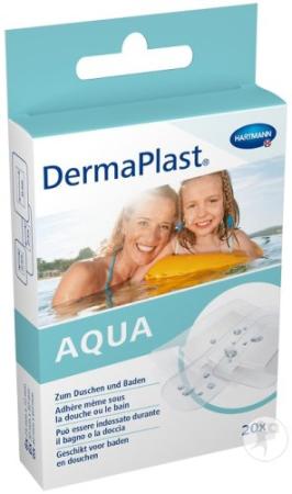 Dermaplast Aqua - Assortiment van 3 formaten - 20 stuks
