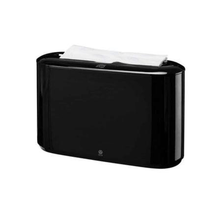 Tork H2 handdoekdispenser - Tafelmodel - Zwart - 11,6 x 21,8 x 32,3cm