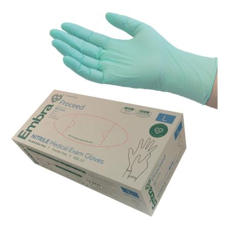 EMBRA Nitril handschoenen - Poedervrij - Large - 200 stuks
