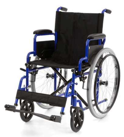 Plooibare rolstoel - Aluminium - 460mm zitbreedte