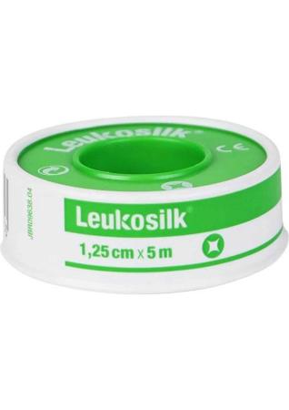 LEUKOSILK rôle - 5m x 1,25cm - 1 STUK