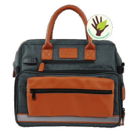 Sac médical mini ETRETAT, De Boissy - Gris - 32 x 28 x 20cm (label ECO)