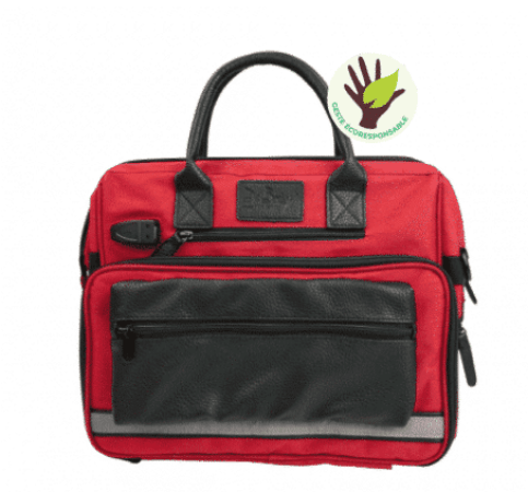 Sac médical mini MADRAGUE, De Boissy - Rouge - 32 x 28 x 20cm (label ECO)
